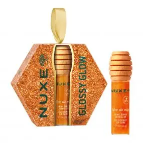 Coffret Brillance & Éclat Soin Lèvres au Miel Or 