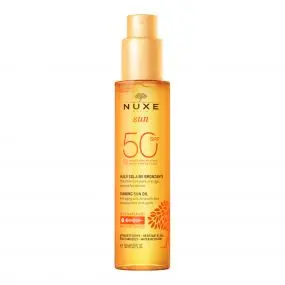 Nuxe Sun Huile Solaire Bronzante SPF50 Visage & Corps 150ml