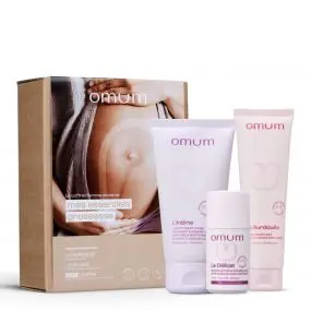 Coffret Essentiels Grossesse Crème Vergetures, Déodorant & Soin d'Hygiène intime 