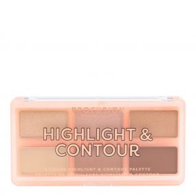 Highlight & Contour Palette d'Illuminateurs & Contouring 6 Teintes