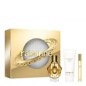 Coffret Million Gold For Her Eau de Parfum 50ml, Lait Corps & Format Voyage 
