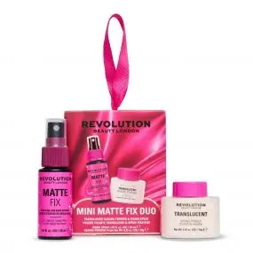 Coffret Mini Matte Fix Duo Poudre Fixante Translucide & Spray Fixateur 