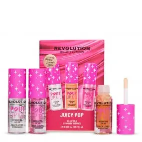 Coffret Juicy Pop Trio d'Huiles à Lèvres 