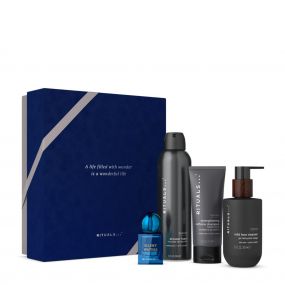 Coffret Rituals Homme Mousse de Douche, Shampooing, Nettoyant Visage & Eau de Parfum 