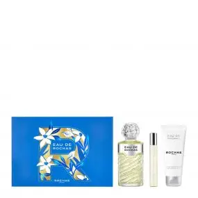 Coffret Eau de Rochas Eau de Toilette 100ml, Lait Corps & Format Voyage 