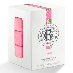 Coffret Rose 3 Savons Bienfaisants  - Roger & Gallet - Soin - Visuel 1