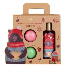 Coffret Hello Winter Gel Douche & Bombes de Bain 