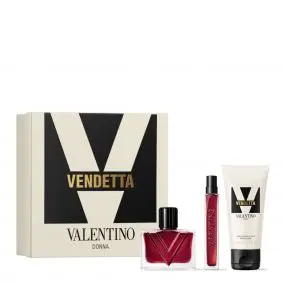 Coffret Vendetta Donna Eau de Parfum 50ml, Lait Corps & Format Voyage 