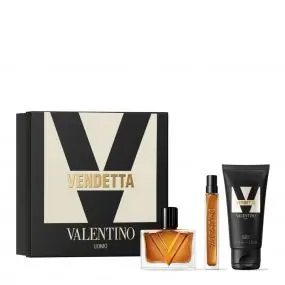 Coffret Vendetta Uomo Eau de Parfum 50ml, Gel Douche & Format Voyage 
