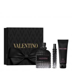 Coffret Born in Roma Uomo Eau de Toilette 100ml, Gel Douche & Format Voyage 