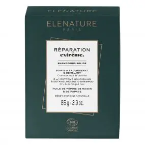 Réparation Extrême Shampooing Solide - Soin 2-en-1 Nourrissant & Démêlant 
