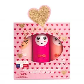 Coffret Bisous Utra Red Trio Bisous Ultra Red 3x3,5g Peche, Cerise, Vanille-Coco
