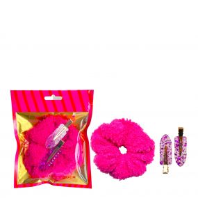Pochette Hair Queen Chouchou & 2 Barrettes 