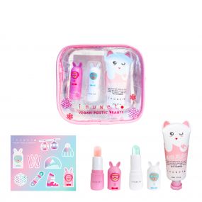 Trousse Ski Club Crème Mains et Ongles, 2 Baumes à Lèvres & Planche de Stickers 