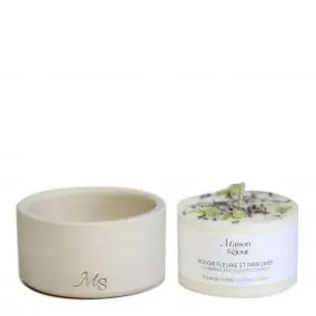 Bougie Parfumée & Photophore Fleur de Coton 80g