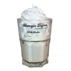 MilkShake - Lait de Coco Bougie bijou Bracelet Fil Strass