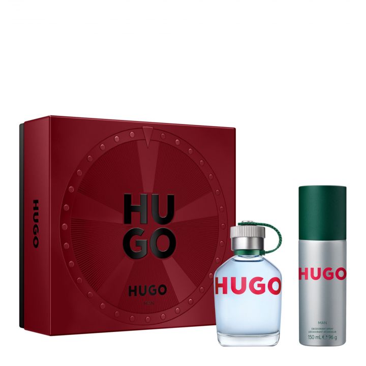 Coffret Hugo Man Eau de Toilette 75ml & Déodorant Spray  - Boss - Parfum - Visuel 1