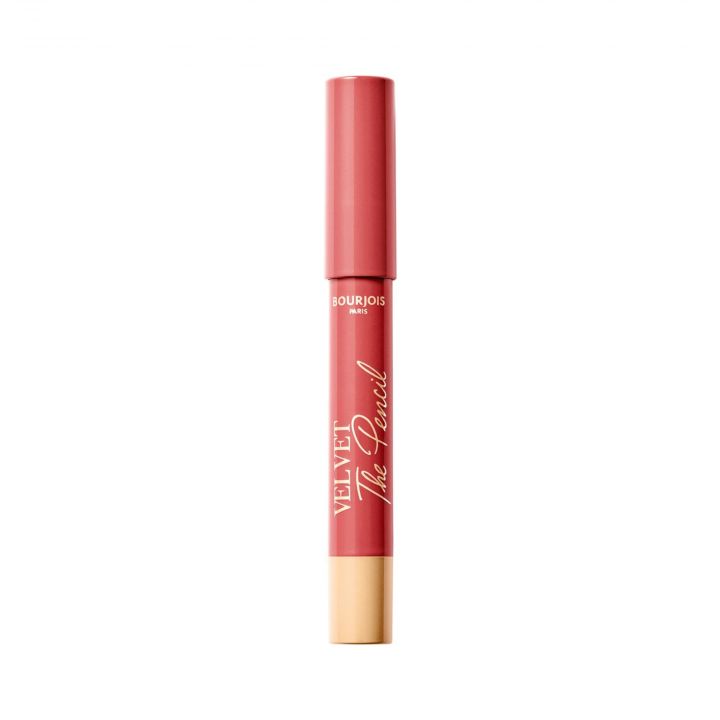 Velvet the Pencil  Rouge à lèvres 04 Less Is Brown - Bourjois - Maquillage - Visuel 1