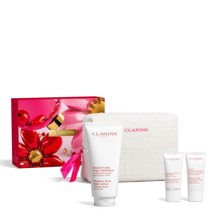 Coffret Soins Corps Baume Corps, Gommage Corps & Crème Mains  - Clarins - Soin - Visuel 1