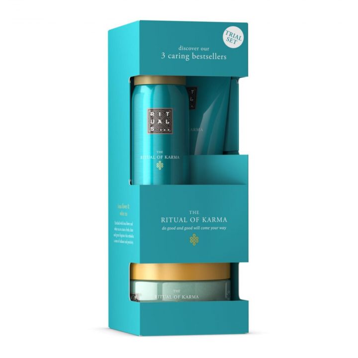 Coffret The Ritual of Karma Mousse de Douche, Gommage & Crème Corps  - Rituals - Soin - Visuel 1