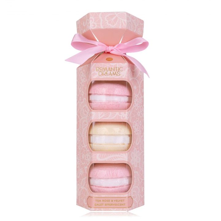 Set Romantic Dreams Macarons Effervescents  - Tentation - Soin - Visuel 1