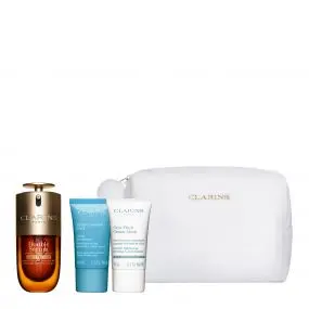 Coffret Double Serum Light Sérum Visage, Crème Jour, Masque Visage & Trousse 