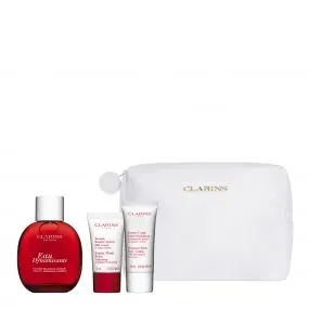 Coffret Eau Dynamisante Eau de Soins, Baume Corps, Soin Visage & Trousse 