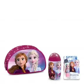 Trousse La Reine des Neiges Bain Moussant-Shampooing 2 en 1 & Baume à Lèvres 
