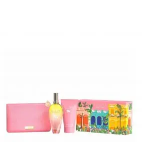 Coffret Brisa Cubana Eau de Toilette 100ml, Lait Corps & Pochette 
