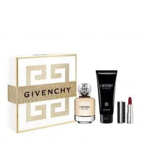 Coffret L'Interdit  Eau de Parfum 50ml, Lotion Corps & Rouge à Lèvres 