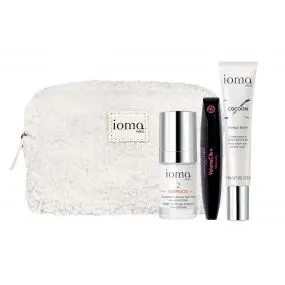 Set IOMA x L'Atelier du Sourcil Trousse, Contour des Yeux, Macara & Crème Mains 