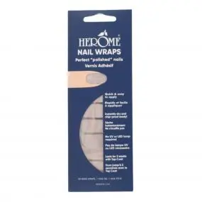 Nail Wraps Vernis à Ongles Adhésif Shimmery Nude