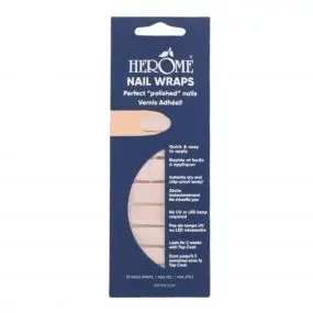Nail Wraps Vernis à Ongles Adhésif Powdered Pink