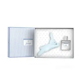 Coffret Tout Petit Coffret eau de senteur Tout Petit 100ml et son doudou lapin Coffret eau de toilette 100ml et doudou lapin
