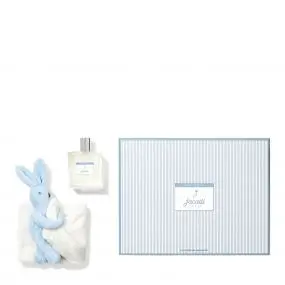 Coffret Tout Petit  Eau De Senteur 100ml & Son Doudou Lapin Bleu 