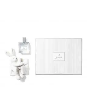 Coffret Le Bébé Coffret eau de senteur Le Bébé 100ml et son doudou lapin Coffret eau de toilette 100ml et doudou lapin