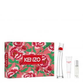 Coffret Flower by Kenzo Eau de Parfum 50ml, Crème Mains & Format Voyage 