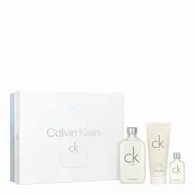 Coffret CK One Eau de Toilette 100m & 15ml, Gel Lavant Corps et Cheveux 
