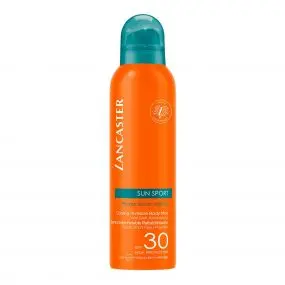 LANCASTER SUN SPORT - Brume Invisible Rafraîchissante application peau mouillée Brume SPF30 Spray 200ml