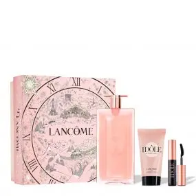 Coffret Idôle Eau de Parfum 50ml, Lait Corps & Mini Mascara 