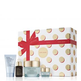 Coffret Daywear Mousse Nettoyante/Masque Purifiant, Crème de Jour, Gel-Crème Yeux & Sérum 