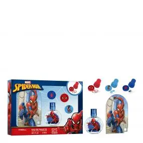 Coffret Spiderman Eau de Toilette 50ml, Mini Flipper & Tampons Encreurs 