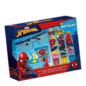 Coffret Spiderman 3 Tubes de Bain Moussant-Shampooing, Bécher & Lunettes 