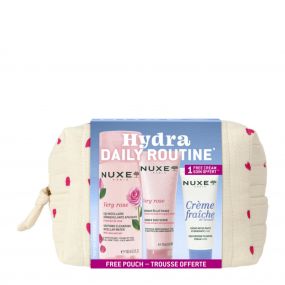 Trousse Routine Hydratante Eau Micellaire, Gommage Visage & Crème Hydratante 