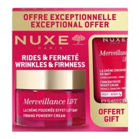 Coffret Merveillance Lift La Crème Poudrée Effet Liftant & La Crème Concentrée de Nuit 
