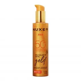 Nuxe Sun Huile Solaire Or SPF50 Visage & Corps 150ml