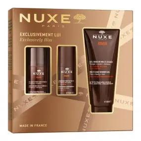 Coffret Exclusivement Lui Gel Douche, Déodorant & Soin Visage 