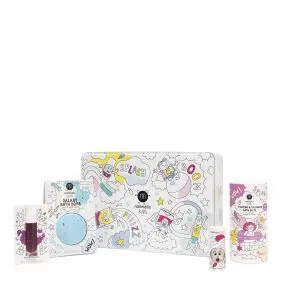 Coffret Magic Box Fun  Vernis, Brillant à Lèvres, Bain Moussant & Boule de Bain 