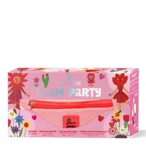 Coffret Glam Party  Sac Banane, Brillant à Lèvres, Gel Pailleté Corps & Vernis à Ongles 