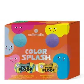 Coffret Color Splash 2 Pâtes à Modeler Lavantes & 2 Bombes de Bain 